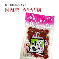 【ランキング1位＆レビュー4.8超】カリカリ梅 こりこり小梅 国産 120g×3袋 送料無料 塩分補給 熱中症予防
