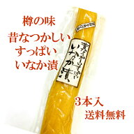 樽の味 大サイズ すっぱいたくあん いなか漬（200g〜230g）×3本セット 無添加 昔なつかしい 乳酸発酵 沢…