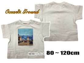 【40％OFF】★メール便可★ 2022夏新作 　1216110　プリント半袖Tシャツ　 Ocean＆Ground　オーシャングランド 子供服 　80cm〜120cm