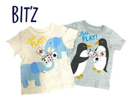 【40％OFF】★メール便可★ 2021夏新作 2柄プリント半袖Tシャツ BIT'Z ビッツ 子供服 b307031 80cm〜110cm