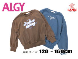 【40％OFF】★メール便可★2022秋冬物新作　g411012 　アソートカレッジトレーナー　 女の子 ALGY アルジー 子供服　FOインターナショナル 120cm～160cm