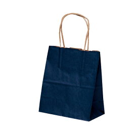紙袋 手提げ ミニサイズ/【紙手提げ袋 T-1 カラー（紺）】使いやすい25枚入り 業務用 小さめ 180×100×210 プレゼント・ラッピングに！