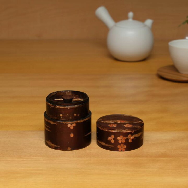楽天市場】【 抹茶入 桜 中蓋付 40g 】樺細工 八柳 茶筒桜皮 日本製 