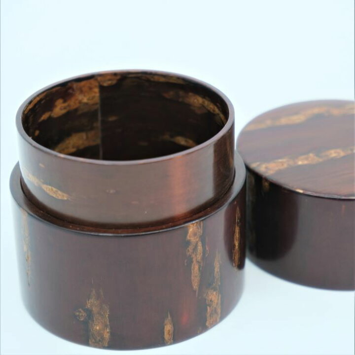 楽天市場】【 鈴木 作 抹茶入れ 】茶筒 樺細工 八柳 桜皮 日本製 伝統 