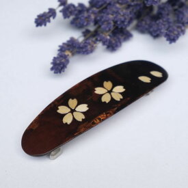 【 髪留め 】樺細工 八柳 桜皮 日本製 伝統工芸 和装　和柄 ギフト ラッピング