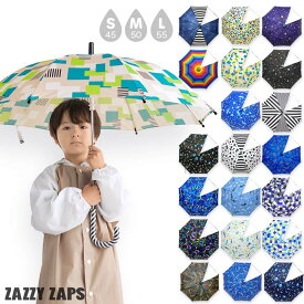 傘 キッズ 子供用 45cm 50cm 55cm 子ども 男の子 男児 男子 おしゃれ カサ 手開き 透明窓 グラスファイバー 長傘 雨傘 新学期 保育園 幼稚園 小学生 入園 入学準備 レイングッズ 丈夫 安全 恐竜 宇宙 車 星 ザジーザップス