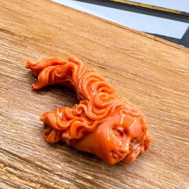 ★1点限定20％OFF★天然珊瑚彫刻（天使） カメオ A2タイプ 45.2mm×24.6mm＜オマケ付き / 鑑別書別売＞♪ 宝石 天使雑貨 ヨーロピアン 記念品 お祝い