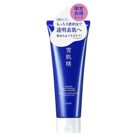 ＼8/16は買い時! 最大10％OFF+全品Pアップデー／【企画品】【コーセー認定ショップ】26.7.1new! 薬用雪肌精 ブライトニング クリーム ウォッシュ 200g