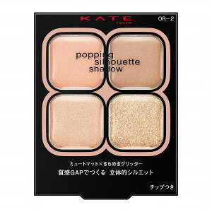 \まもなく終了!!最大2000円OFF+Pアップ企画/【カネボウ認定ショップ】25.4.19new! ケイト ポッピングシルエットシャドウ OR-2 コーラルロゼポップ 【KATE(ケイト)】