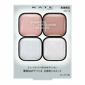 ＼最強の4時間開幕!10%OFF+Pアップ企画／【企画品】【カネボウ認定ショップ】25.10.25new! ケイト ポッピングシルエットシャドウ EX-4 コットンブルーポップ【KATE(ケイト)】