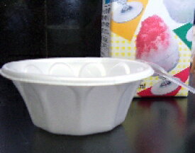 かき氷カップ100入り5本-合計500個-皿型容器-カキ氷コップ