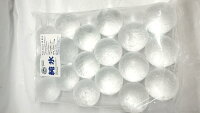 丸氷 アイスボール ボールアイス 直径55mm(2重箱仕様) 1箱 18入り6袋 合計108個