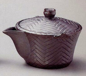 急須　1.5号　宝瓶　約200cc　平網　陶山窯　陶器製