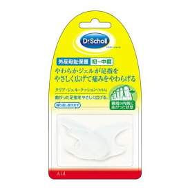 Dr.Scholl ドクターショール クリア ジェル クッション トー セパレーター 大2個小1個入り 外反母趾 足指 痛み