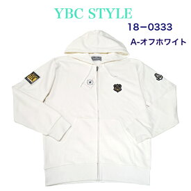 メンズ YBCクラブワッペン＆イカリワッペン付ヨットパーカー