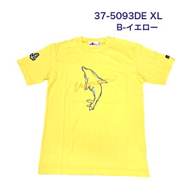 メンズ大きいサイズ イルカ刺繍入りXLシリーズ半袖Tシャツ