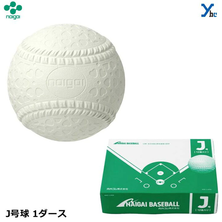 楽天市場】ナイガイ 軟式J号 軟式野球 ボール 試合用 公認球 J球 少年 