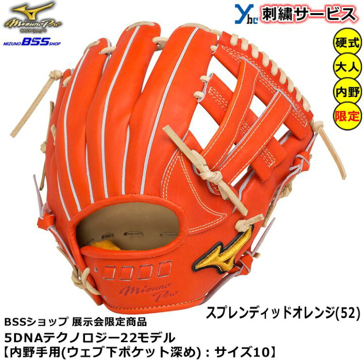 楽天市場】野球 グローブ 硬式 内野手 刺繍サービス ミズノプロ 硬式用 
