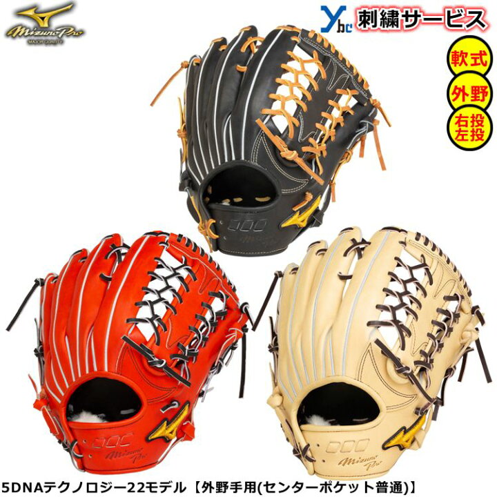 楽天市場】野球 グローブ 軟式 刺繍サービス ミズノプロ BSSshop 5DNA 