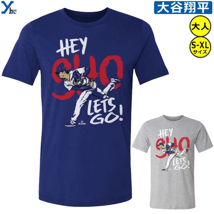 MLB ドジャース Tシャツ ブルー 青 大谷翔平 ロゴ 刺繍 Dodgers-