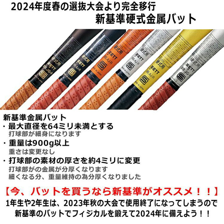 楽天市場】ZETT 硬式バット 新基準対応 金属バット ビッグバンショット 