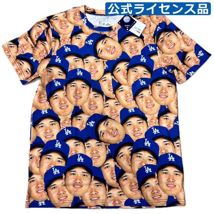 楽天市場】50/50 大谷翔平 Tシャツ ドジャース フェイスTシャツ 野球 
