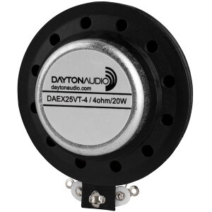 Dayton Audio DAEX25VT-4 25mm �x���g�^�C�v �G�L�T�C�^�[ 20W 4���i�U���X�s�[�J�[�j