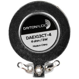 Dayton Audio DAEX13CT-4 スピーカーユニット 1.3cm コインタイプ エキサイター 3W 4Ω（振動スピーカー）