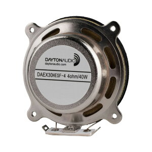 Dayton Audio DAEX30HESF-4 �X�s�[�J�[���j�b�g 3cm ���\�� �V�[���h�^�C�v �G�L�T�C�^�[ 40W 4���i�U���X�s�[�J�[�j���݌Ɍ���ŏI��