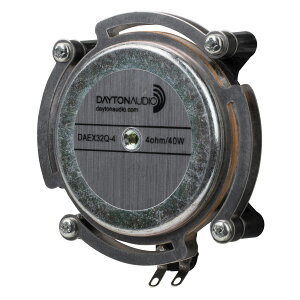 Dayton Audio DAEX32Q-4 3.2cm �X�s�[�J�[���j�b�g �X�`�[���X�v�����O �^�C�v �G�L�T�C�^�[ 20W 4���i�U���X�s�[�J�[�j