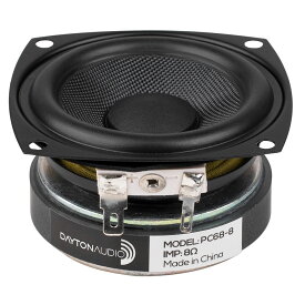 Dayton Audio PC68-8 スピーカーユニット 6.8cm ポリコーティング・グラスファイバーコーン フルレンジ 8Ω