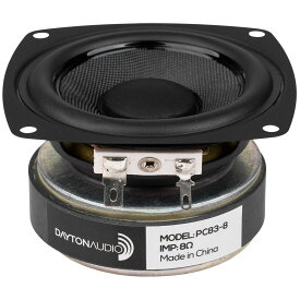 Dayton Audio PC83-8 スピーカーユニット 8.3cm ポリコーティング・グラスファイバーコーン フルレンジ 8Ω