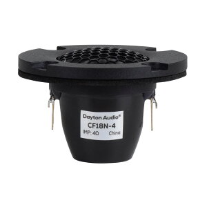 Dayton Audio CF18N-4 �X�s�[�J�[���j�b�g 18mm �J�[�{���t�@�C�o�[ �h�[�� �l�I�W���}�O�l�b�g �c�B�[�^�[ 4��