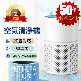 先着50名限定2000円OFFクーポン！50倍ポイントスーパーDEAL 空気清浄機 花粉 小型 コンパクト HEPAフィルター プラズマ脱臭強化 ウィルス 除菌 省エネ 卓上 静音 30畳 花粉症 PM2.5/ホコリ/集じん/タバコ/ペット/ニオイ/ 消臭 風量設定 活性炭フィルター 空気清浄器