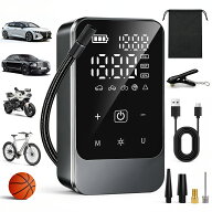 電動空気入れ【新品発売・楽天1位】 空気入れ 自転車 自動車 バイク タイヤ 浮き輪 ボール 車 電動エアポ…