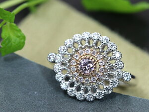 ubNtCf[E30%OFFN[|ΏہsN_Ch 0.168ct FNCY LIGHT PINK SI2 ؋ [X PT/K18PGO w ~O[ 1_/YcollectionCRNV/