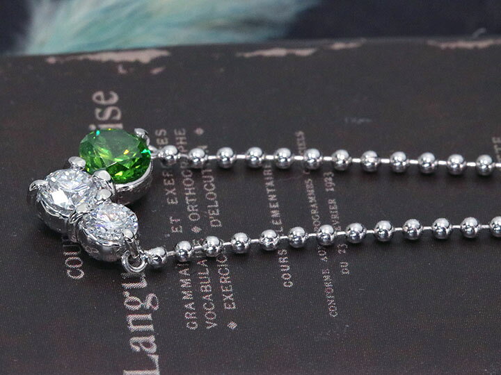 楽天市場】デマントイドガーネット 0.62ct ダイヤモンド 0.314ct D SI1 