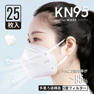  [ KN95}XN 25 5w\ ̌^ J[}XN PM2.5Ή C[ ĝ 򖗑΍ 25 ɂȂȂ