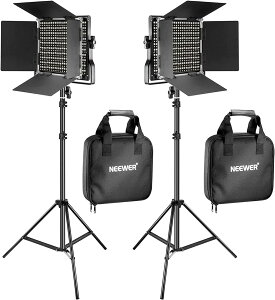 NEEWER NL660 2�p�b�N ��F660 40W LED�r�f�I���C�g�L�b�g