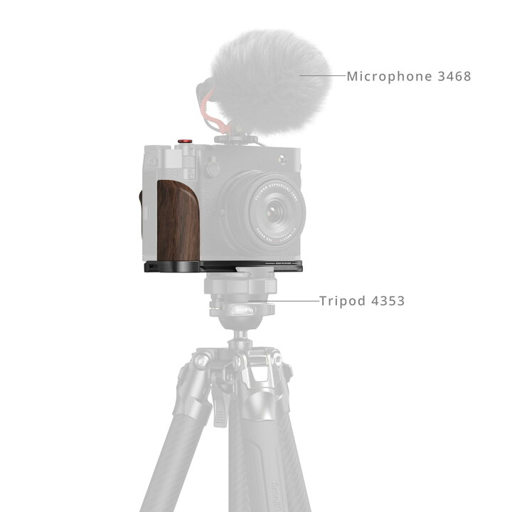 楽天市場】SmallRig スモールリグ FUJIFILM GFX100RF用木製ハンドル 