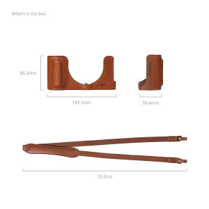 SmallRig �p�i�\�j�b�N LUMIX L10�p ���U�[�n�[�t�P�[�X�L�b�g�i�u���b�N/�u���E���j SR6274/SR6275