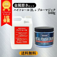 【レビュー高評価4.7 送料無料 沖縄除】 ハイトレール 2L+ブルーマジック 549g セット | 金属磨きセット …