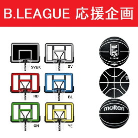 【Bリーグ応援企画】BLGボール付き　ハンドル操作で楽々無段階高さ調節　BG-505　豊富なカラーバリエーション　バスケットゴール 屋外 家庭用 バスケットボール ゴール バックボード リング