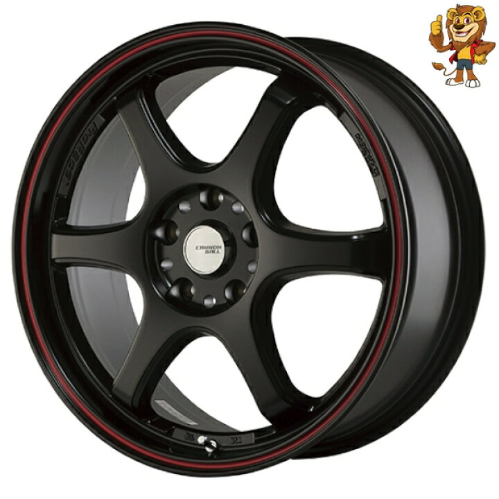 楽天市場】ホイール4本セット 5ZIGEN CANNONBALL 18インチ 8.5J PCD100 