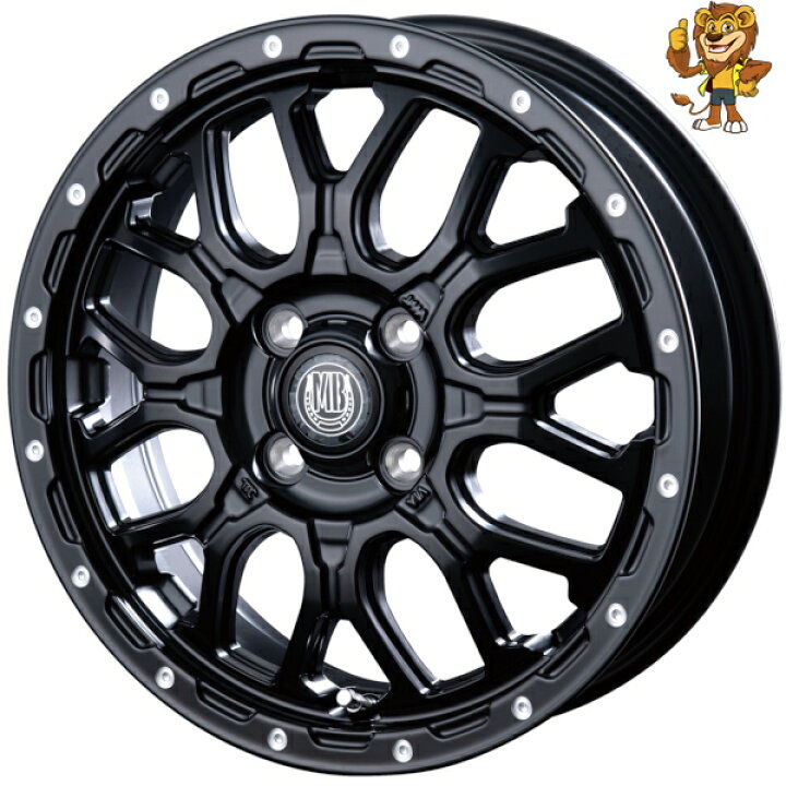 楽天市場】ホイール4本セット BEST MUD BAHN XR-800M (MBK/PP) 15 
