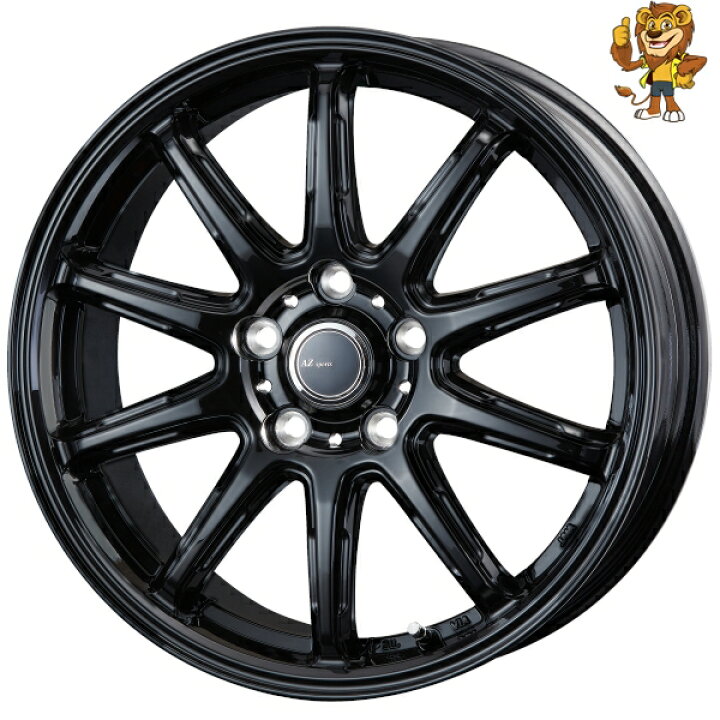 楽天市場】ホイールのみ1本 BEST AZ sports RC-10 (GBK) 16インチ 6.5J 