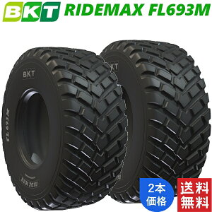 850/50R30.5 BKT �_�k�p ���W�A�� �^�C�� RIDEMAX FL693M (�`���[�u���X�^�C�v) 2�{ �y�@�l���Ĕ�������z�y�݌ɏ󋵗v�₢���킹�z