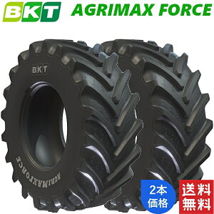 IF600/70R30 BKT �_�k�p ���W�A�� �^�C�� AGRIMAX FORCE (�`���[�u���X�^�C�v) 2�{ �g���N�^�[ �y�@�l���Ĕ�������z�y�݌ɏ󋵗v�₢���킹�z