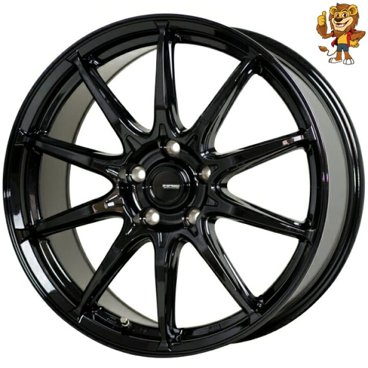 楽天市場】ホイールのみ1本 HOT STUFF G.speed G05 (MBK) 15インチ 6.0 