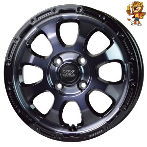 ホイールのみ1本 HOT STUFF MAD CROSS GRACE (BKC/BK) 15インチ 4.5J PCD:100/4H インセット:45 マッドクロス グレイス